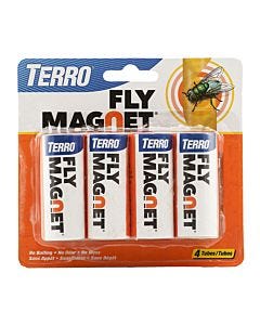 TERRO® Fly Magnet® Sticky Fly Paper Trap - 4 pack