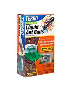 TERRO® Outdoor Liquid Ant Baits, 4 Stations