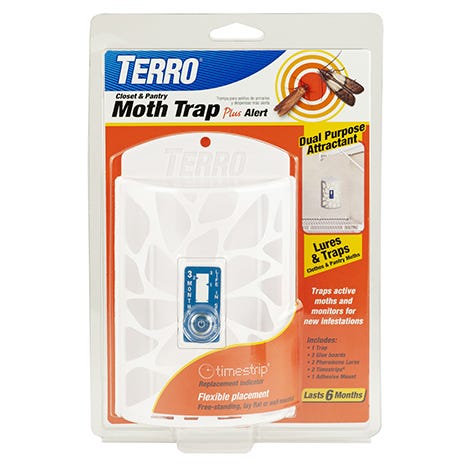 TERRO Closet & Pantry Moth Trap Plus Alert 