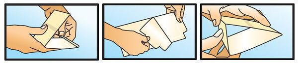 directions to fold hobo spider trap